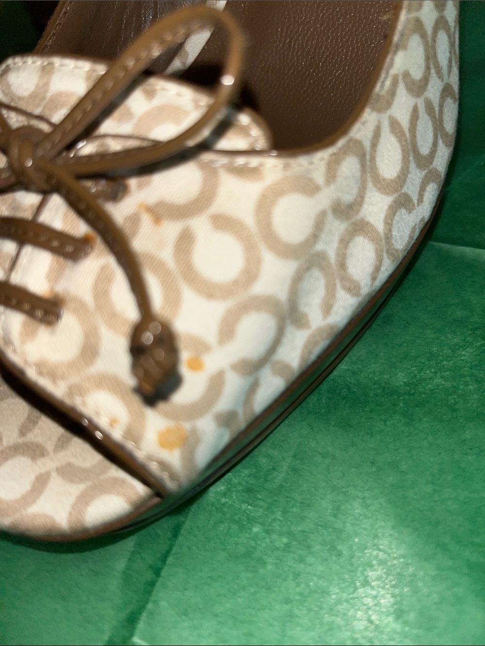 Coach Signature Corey Perp Toe Heels - Picture 8 of 10